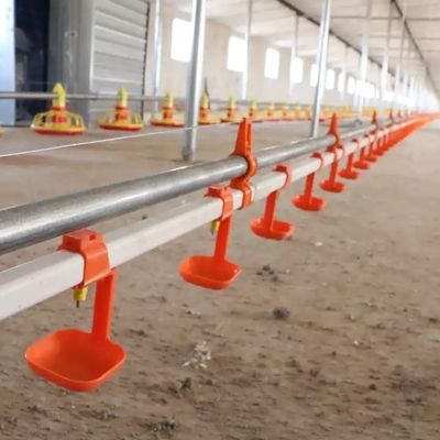 Water Line Automatic Pan Feeding System Chicken Poultry Nipple Drinking Equipment